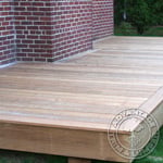 Ipe deck stairs