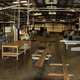 Overall shot of our North Carolina warehouse and workshop.