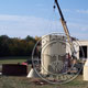 This is a gigantic dust collection system being assembled at our brand new North Carolina facility.