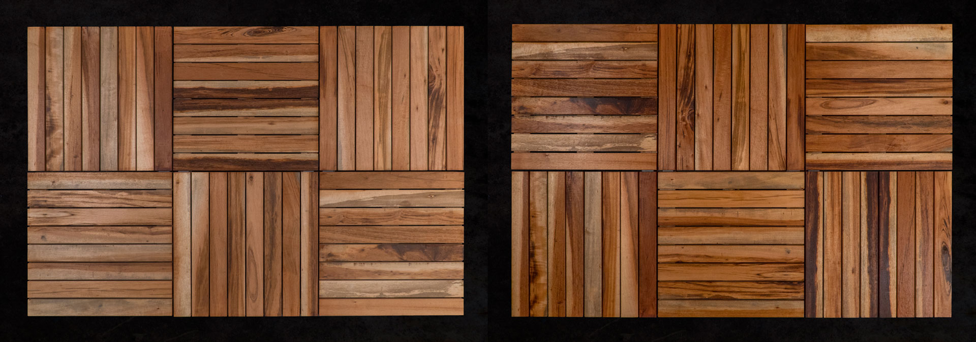 b-grade tigerwood deck tiles