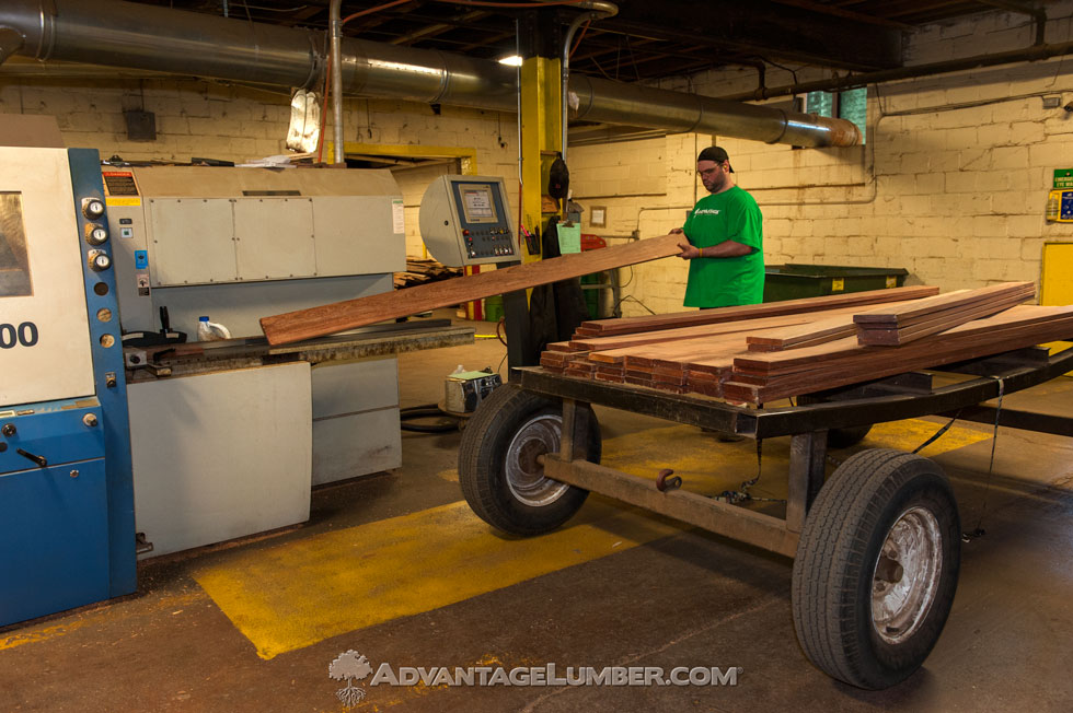 hardwood decking production facility in buffalo