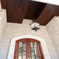 Synergy Wood Red Grandis™ Mocha Ceiling