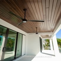 Synergy Wood Red Grandis™ Mocha Ceiling